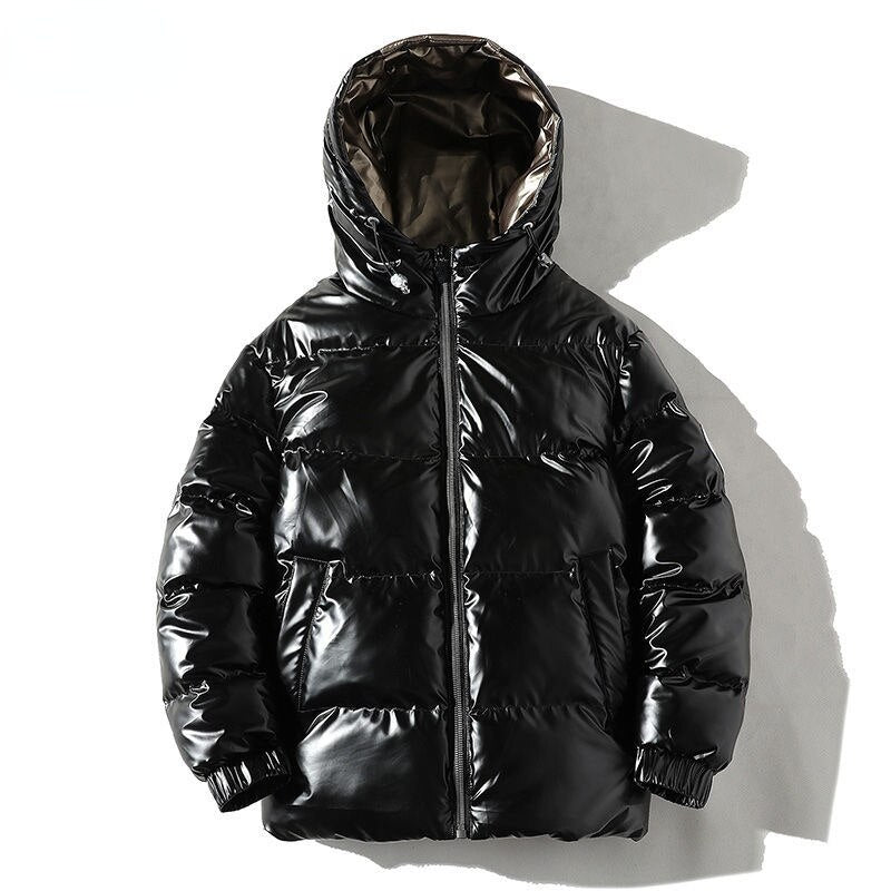 Jaqueta Bobojaco Puffer Nylon Glossy com Capuz