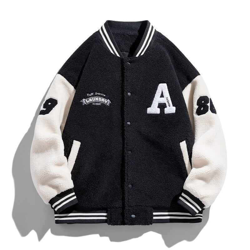 Jaqueta Baseball Wool Fashion