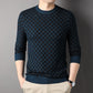 Suéter casual plaid