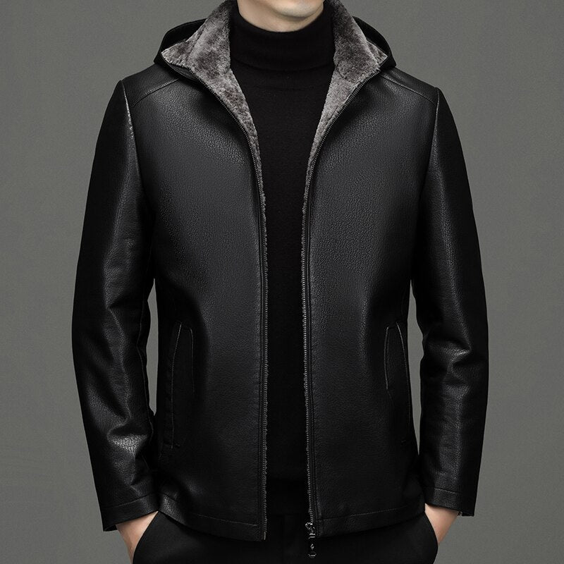 Jaqueta de Couro slim max