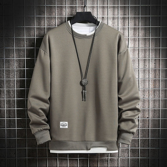 Moletom masculino casual Primavera e Outono