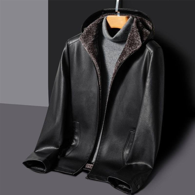 Jaqueta de Couro slim max