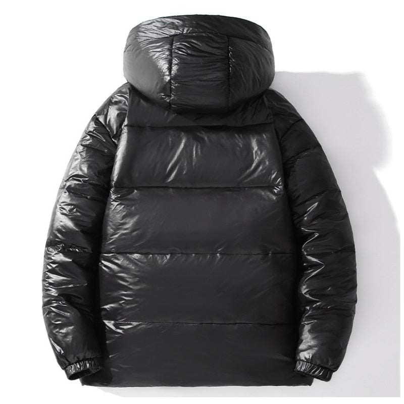 Jaqueta Puffer com Capuz e Isolamento Térmico