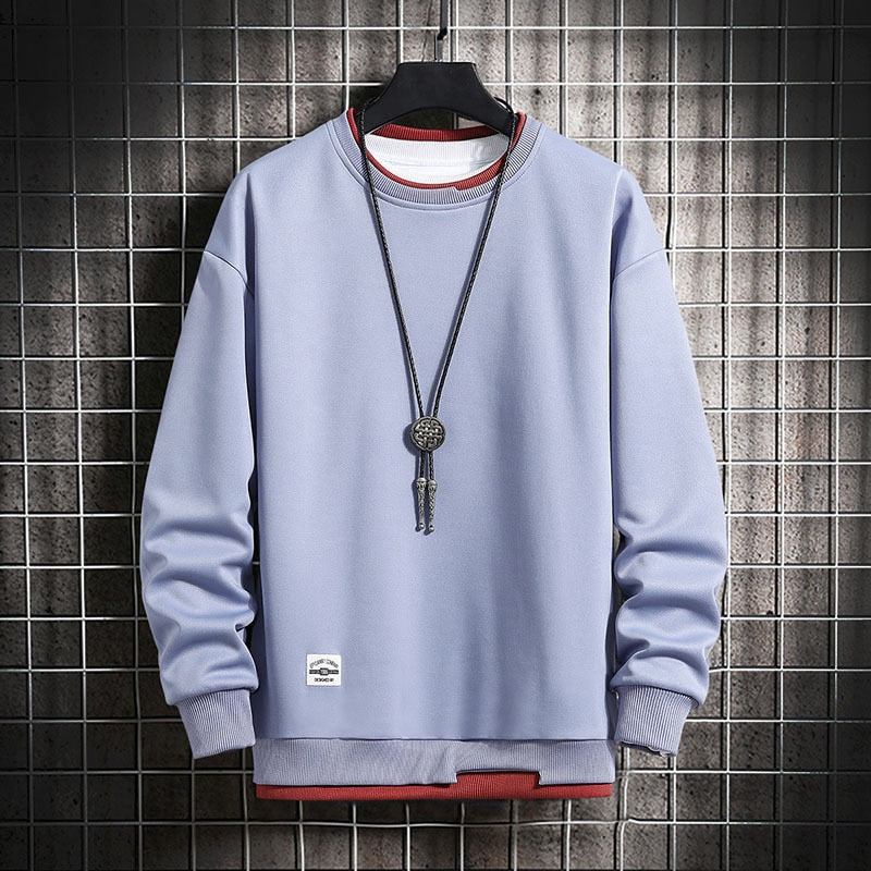 Moletom masculino casual Primavera e Outono