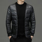 Jaqueta de Couro de Slim wool