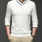 Suéter casual v-neck
