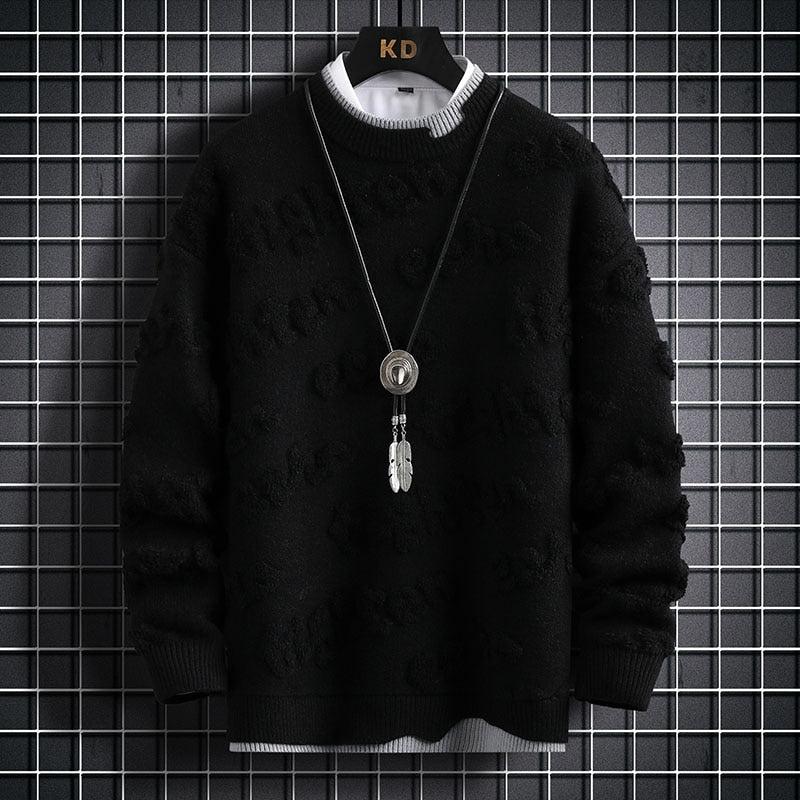 Suéter Masculina Casual Gola Alta