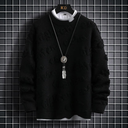 Suéter Masculina Casual Gola Alta