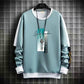 Moletom masculino casual primavera outono