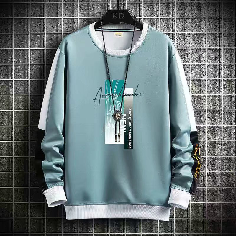 Moletom masculino casual primavera outono