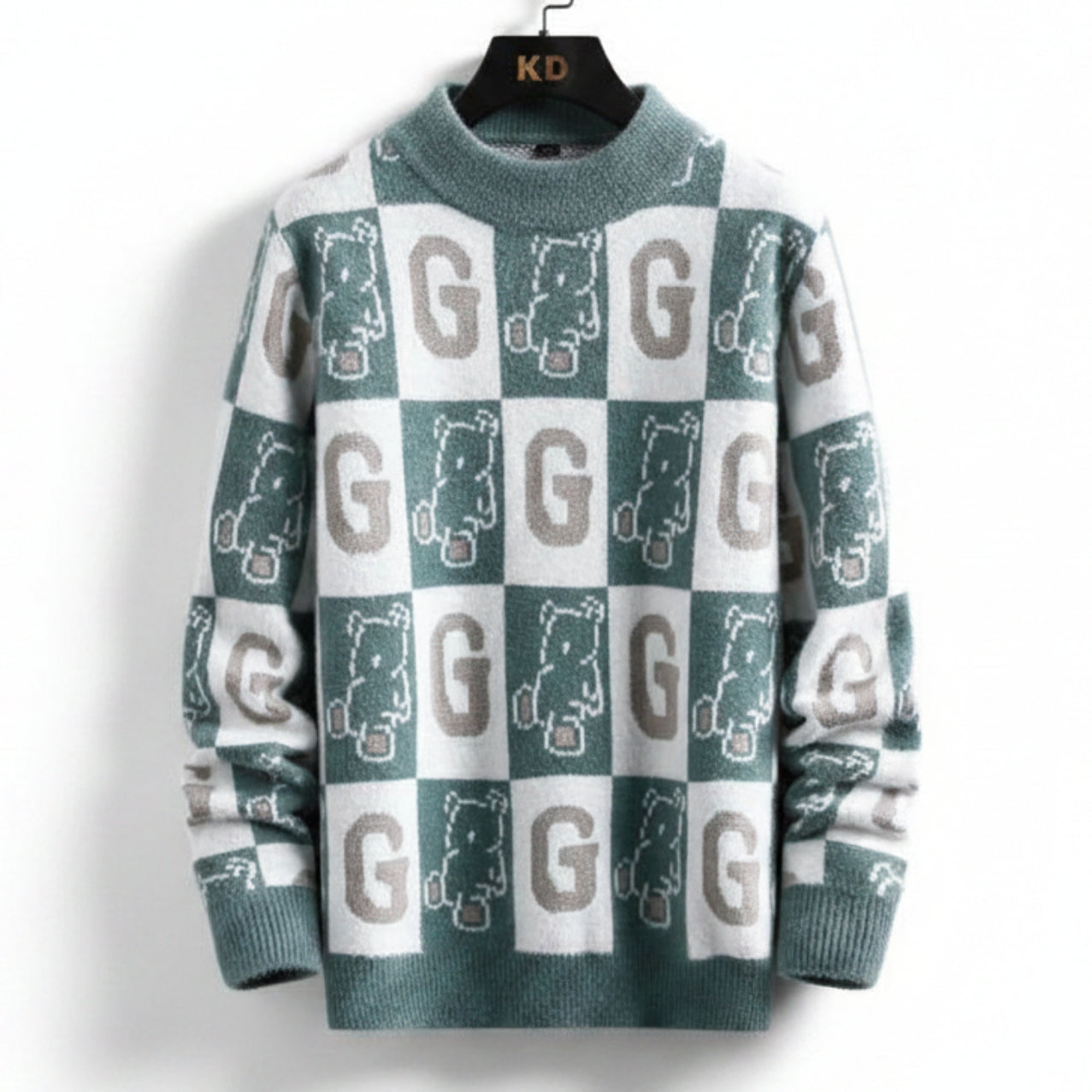 Suéter Masculino Gola alta Urso