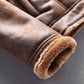 Jaqueta premium de couro Faux