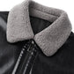 Jaqueta de Couro de Slim duck