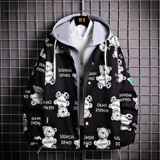 Jaqueta Hooded Trench Coat