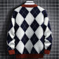Suéter Xadrez Lã Cashmere Pull