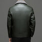 Jaqueta de Couro de Slim duck
